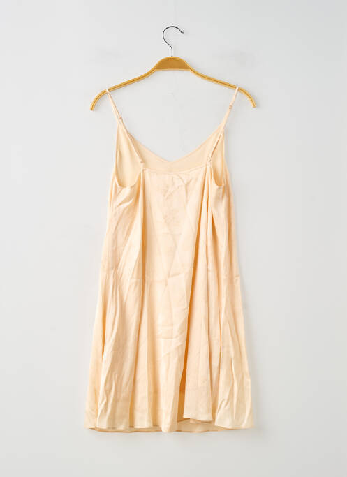 Rochie scurtă căptușeală bretele subțiri bej AMERICAN VINTAGE femme