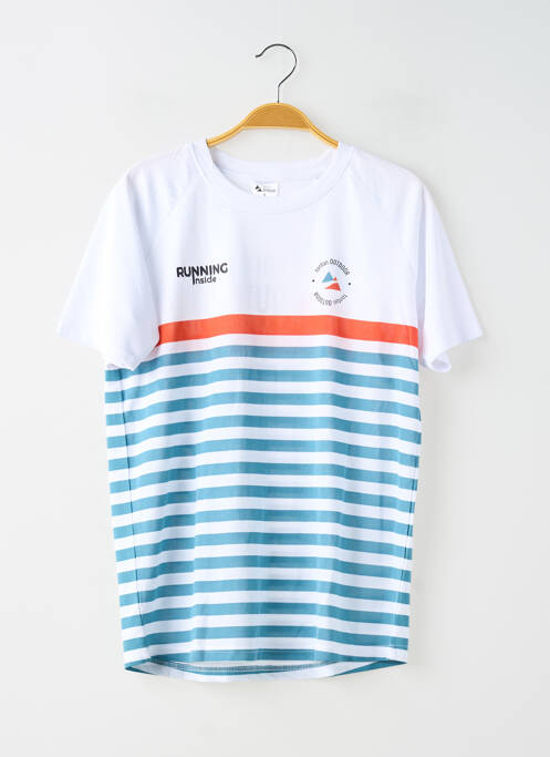 Tricou croială dreaptă mâneci scurte albastru TONTON OUTDOOR femme