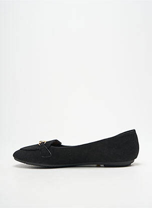 Mocasini chiquet toc plat până la 3 cm negru DAY-VINE femeie