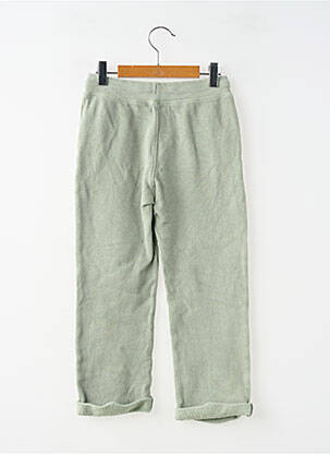 Pantalon drept elasticitate talie elastică verde MONOPRIX băiat
