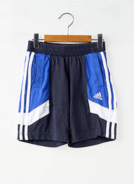 Șort sport multisport talie elastică albastru ADIDAS garcon