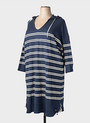 Rochie midi mâneci lungi mâneci lungi albastru SHEEGO femeie