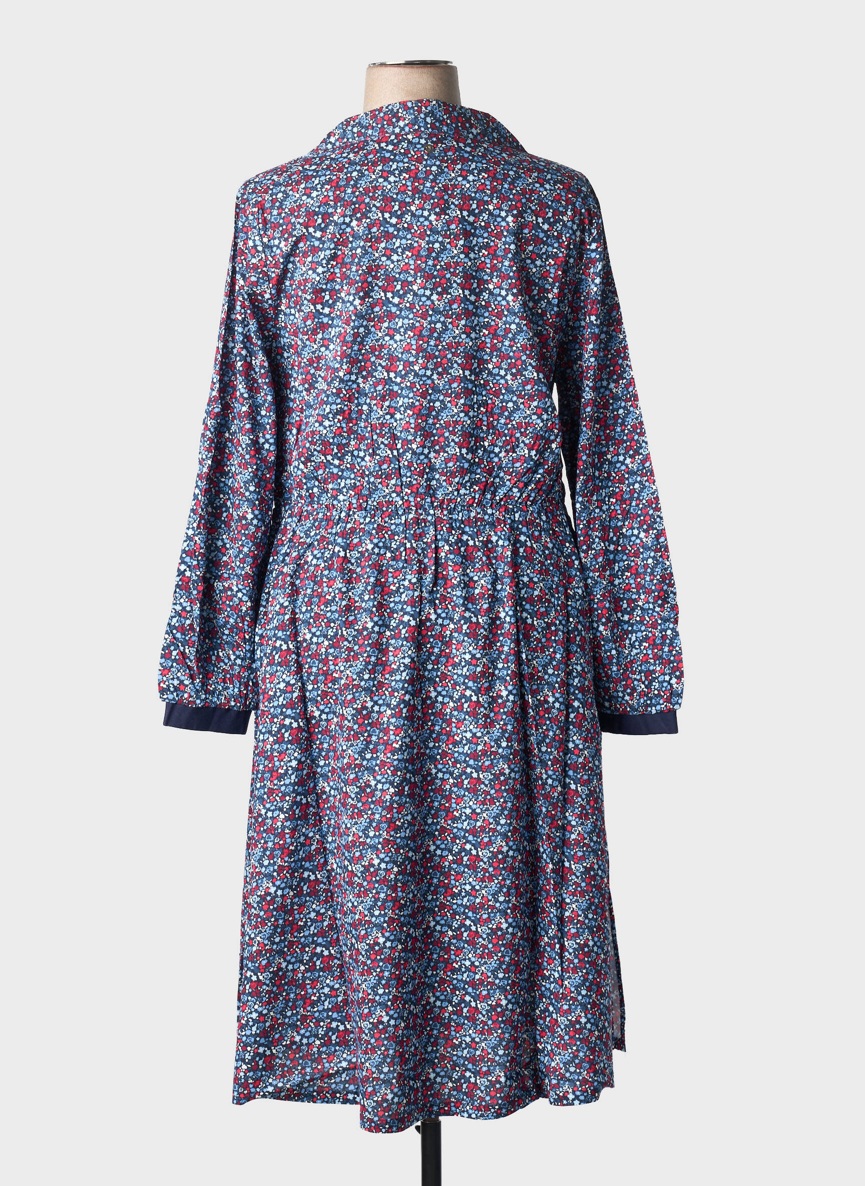 Rochie lungă mâneci lungi mâneci lungi albastru SHEEGO femeie