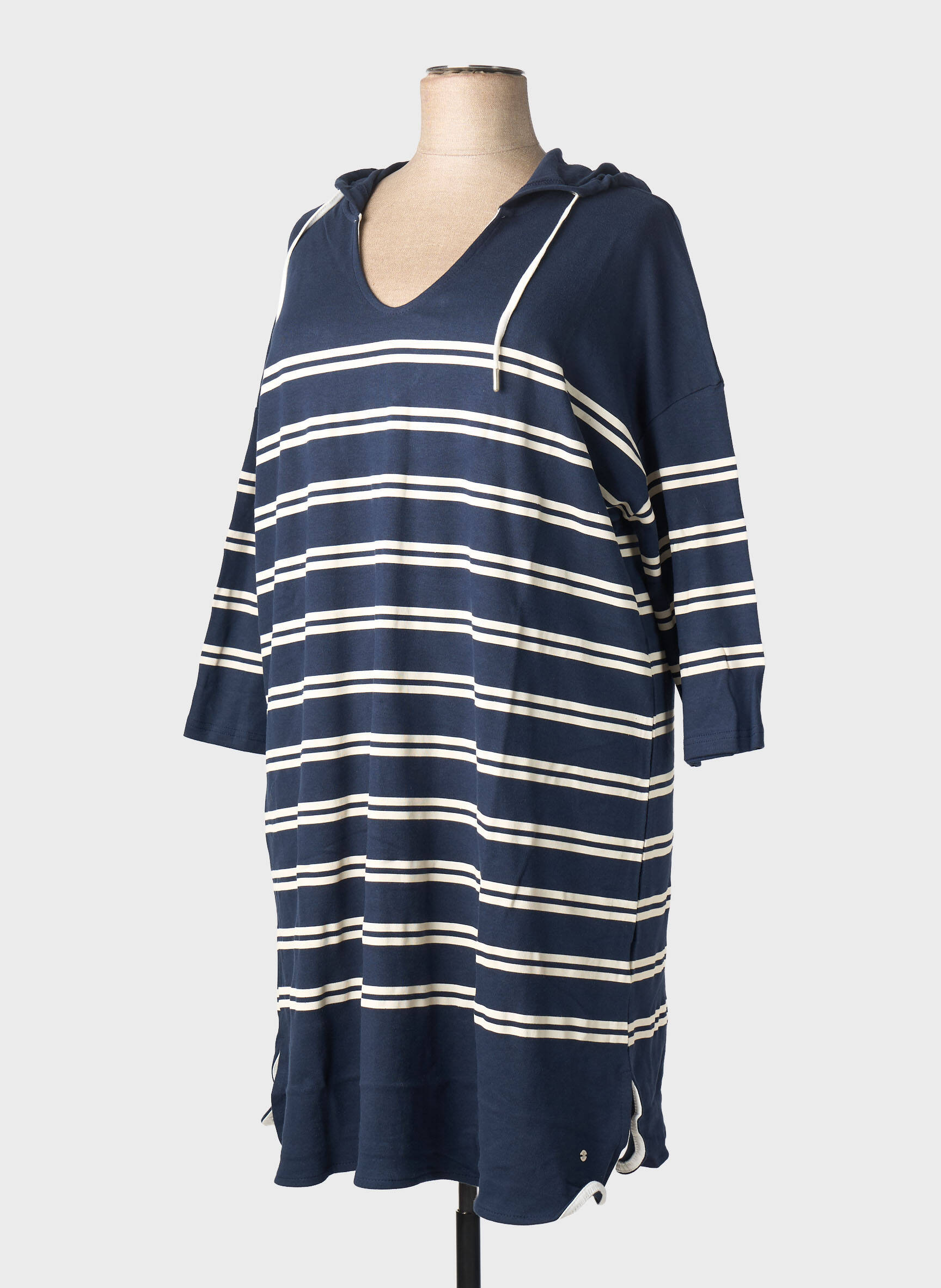 Rochie midi mâneci lungi mâneci lungi albastru SHEEGO femeie
