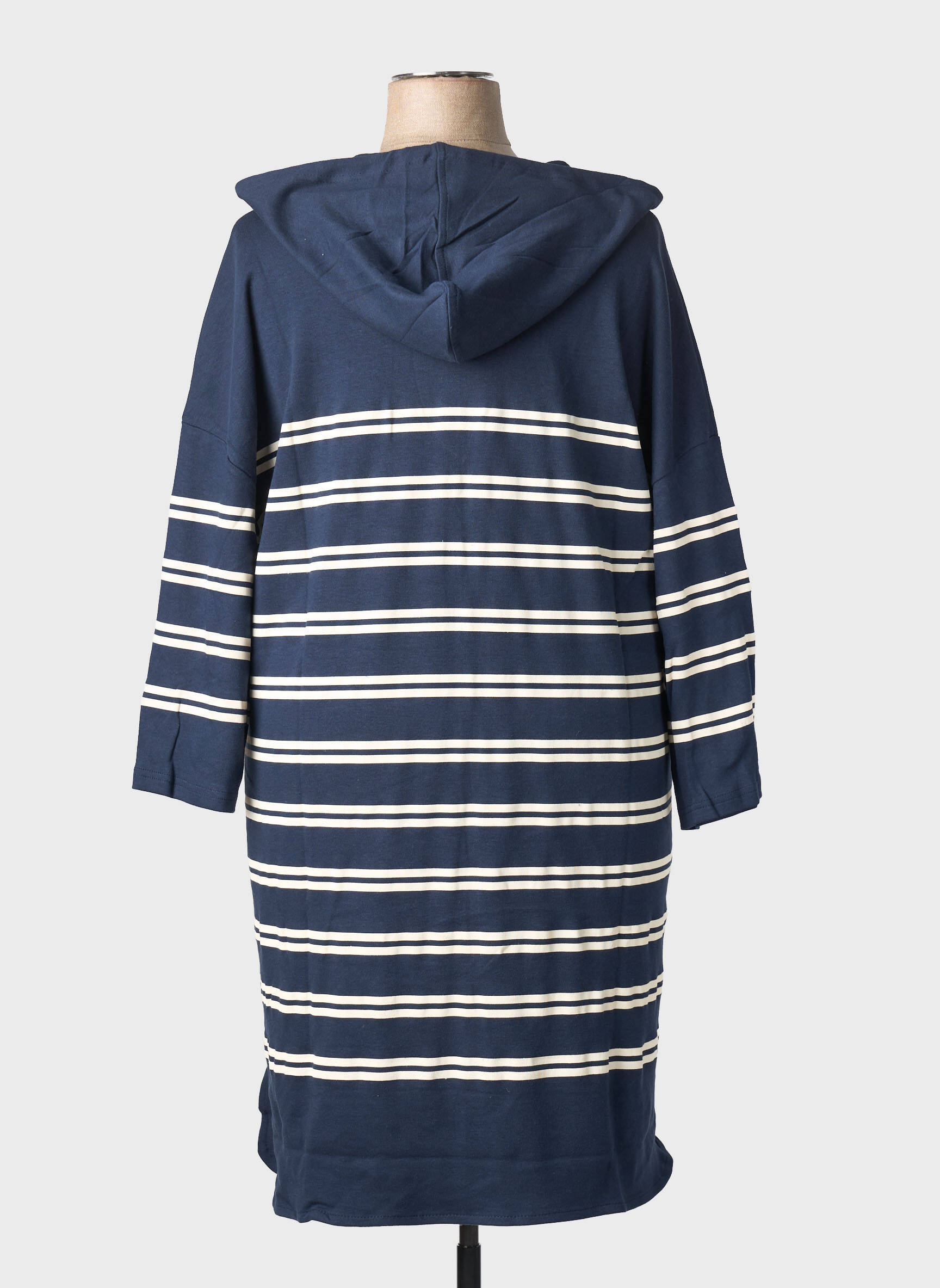 Rochie midi mâneci lungi mâneci lungi albastru SHEEGO femeie