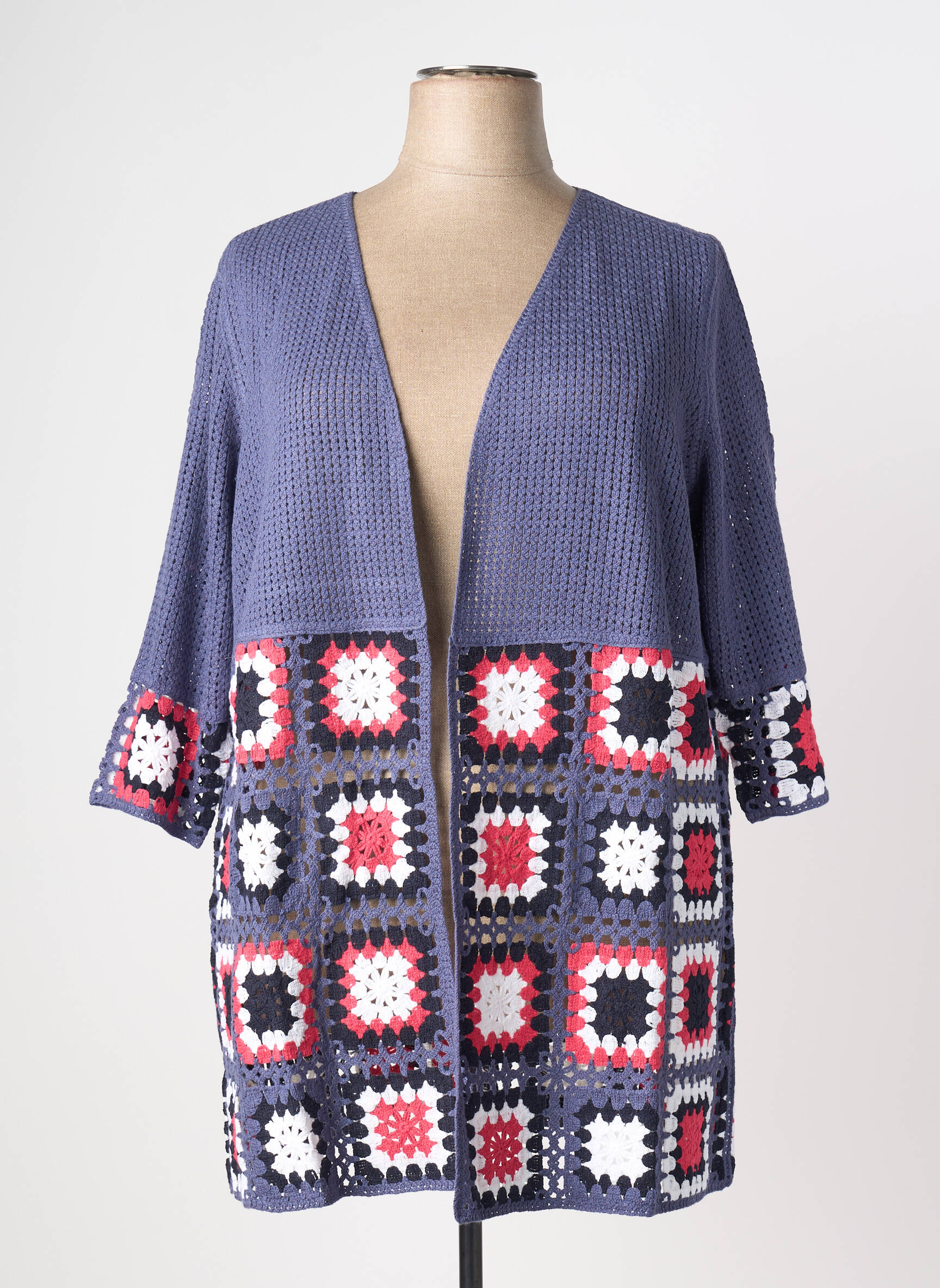 Vestă cu mâneci lungi elasticitate violet SHEEGO femeie