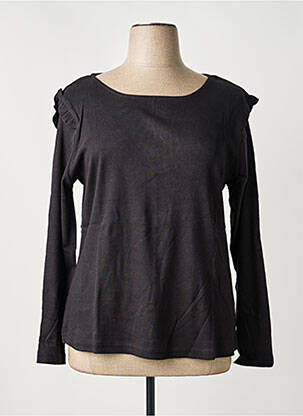 Tricou mâneci lungi mâneci lungi negru SHEEGO femeie