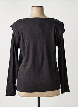 Tricou mâneci lungi mâneci lungi negru SHEEGO femeie