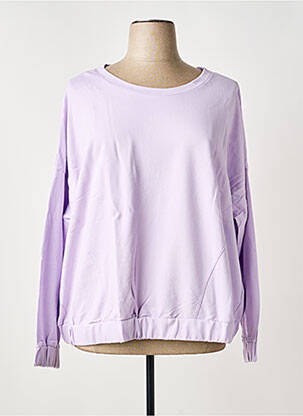 Hanorac elasticitate mâneci lungi violet SHEEGO femeie
