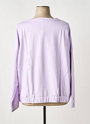 Hanorac elasticitate mâneci lungi violet SHEEGO femeie