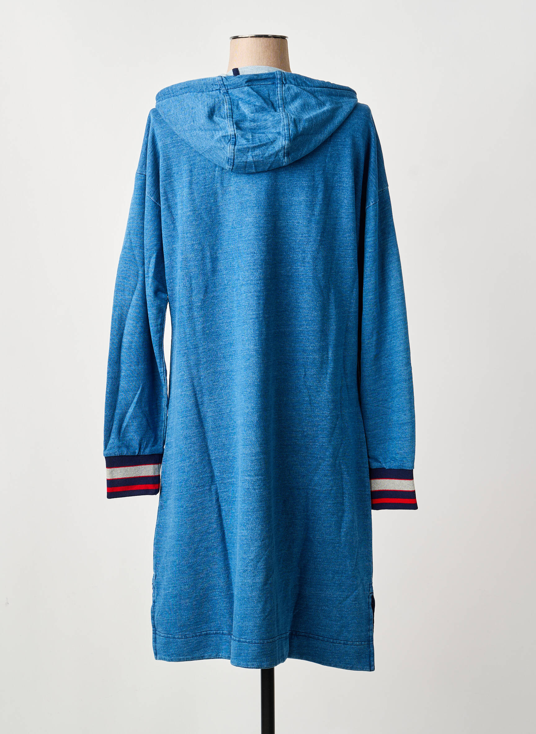 Rochie midi mâneci scurte mâneci scurte albastru SHEEGO femeie