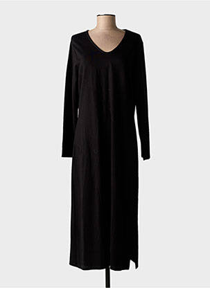 Rochie lungă mâneci lungi mâneci lungi negru AGATHE & LOUISE femeie