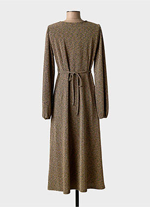 Rochie lungă mâneci lungi mâneci lungi galben KING LOUIE femeie