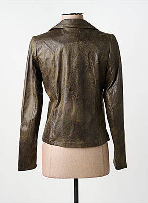 Jachete casual guler tip costum verde LAURA JO femeie