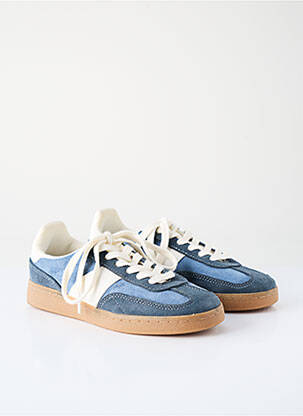 Adidași platformă platformă albastru ZARA fată