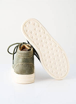 Adidași material neted platformă verde CYRILLUS fată