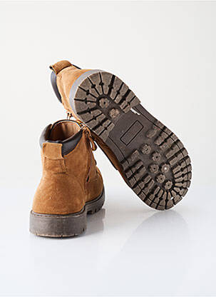 Botine/ghete material neted toc mic maro TRAPPEUR băiat