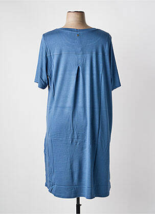Rochie midi mâneci scurte mâneci scurte albastru SHEEGO femeie