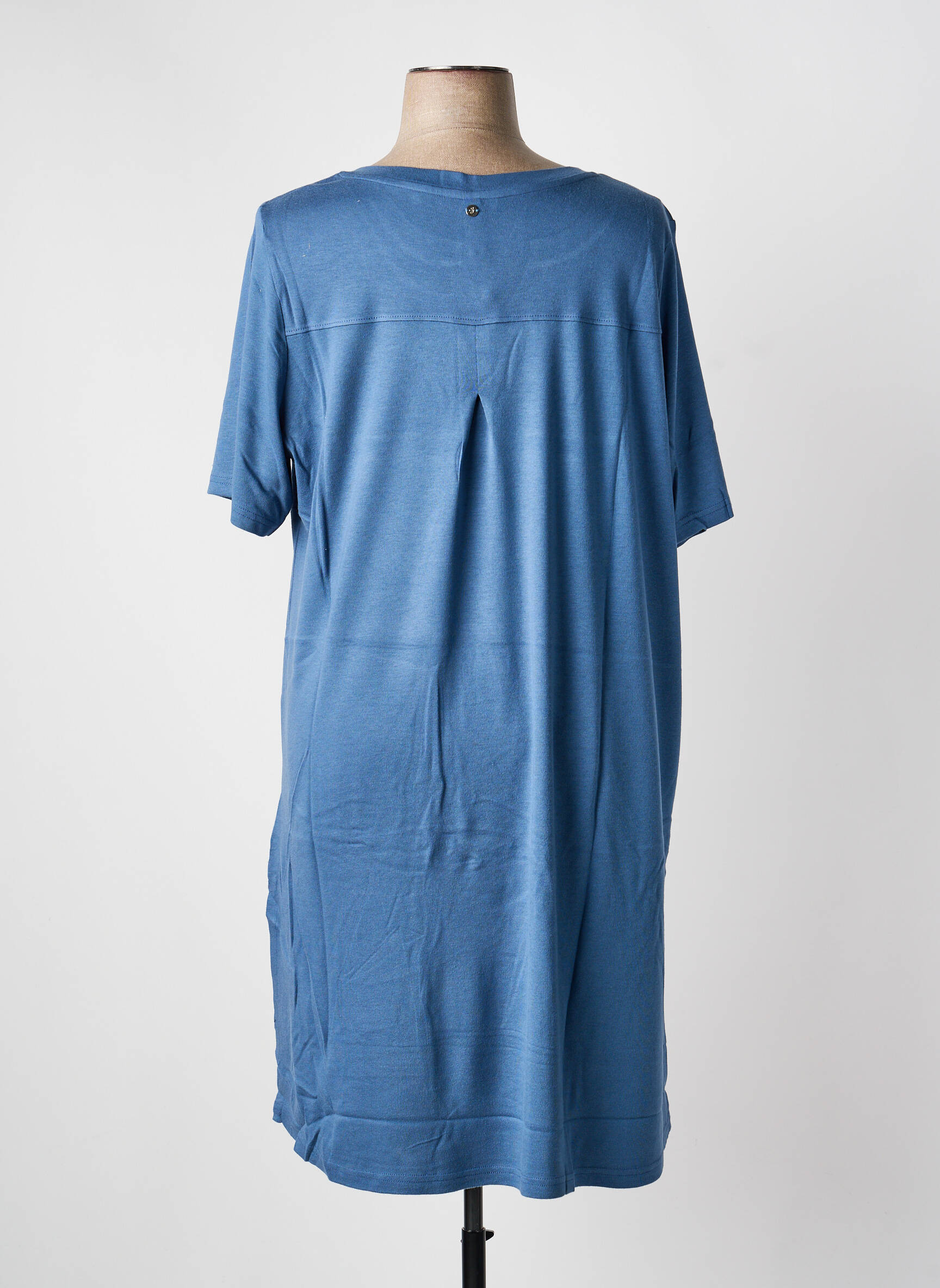 Rochie midi mâneci scurte mâneci scurte albastru SHEEGO femeie