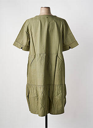 Rochie midi mâneci lungi mâneci lungi verde SHEEGO femeie