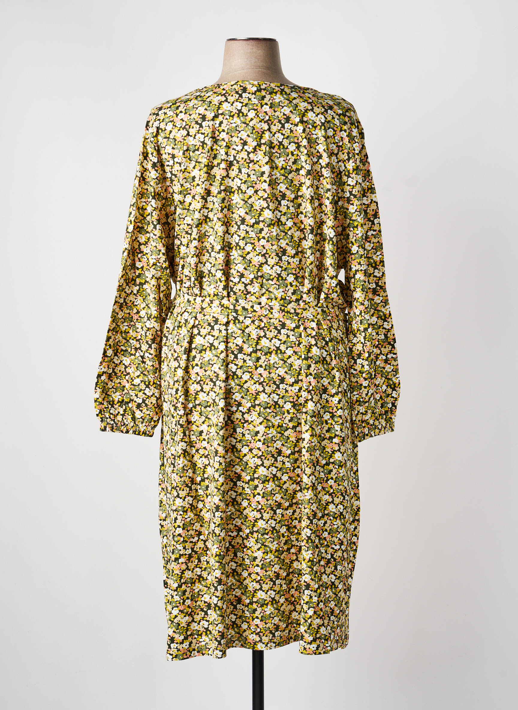 Rochie lungă mâneci lungi mâneci lungi verde SHEEGO femeie