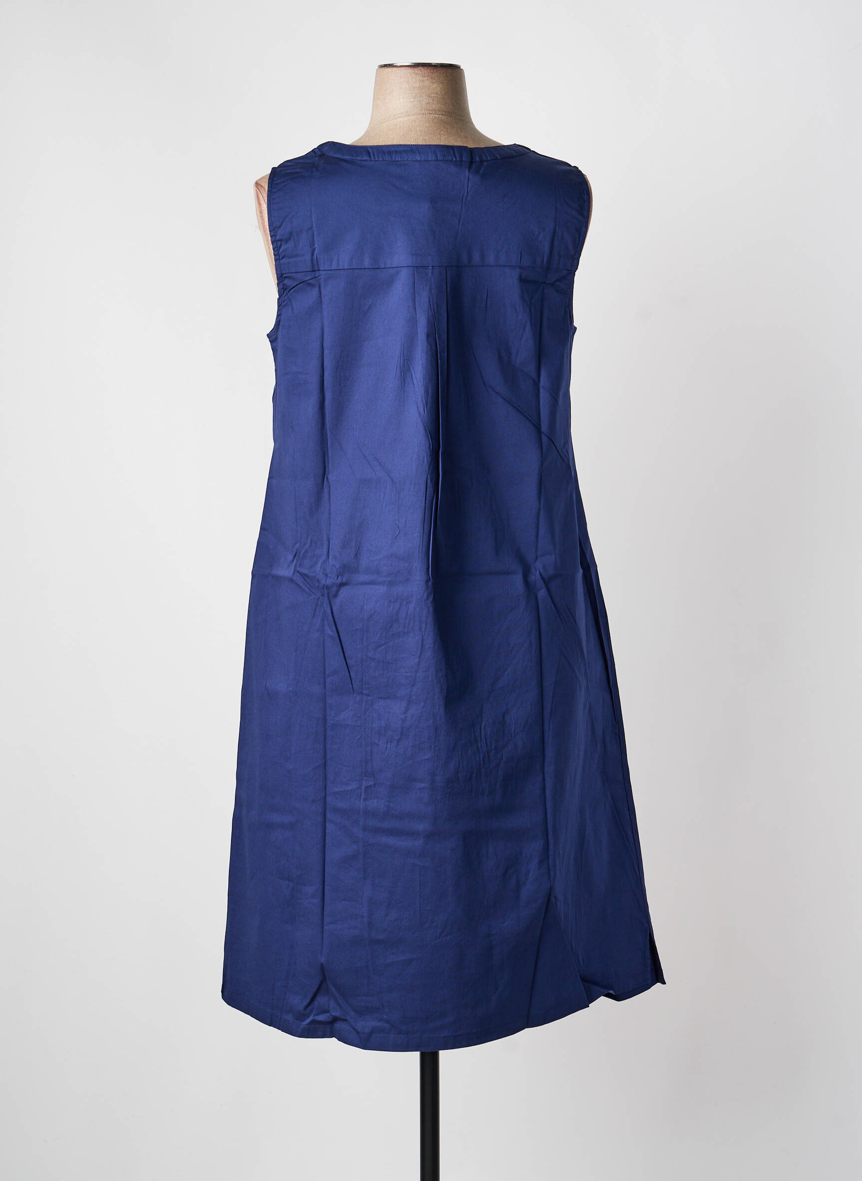 Rochie midi fără mâneci fără mâneci albastru SHEEGO femeie