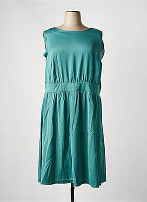 Rochie midi croială fluidă fără mâneci verde SHEEGO femeie