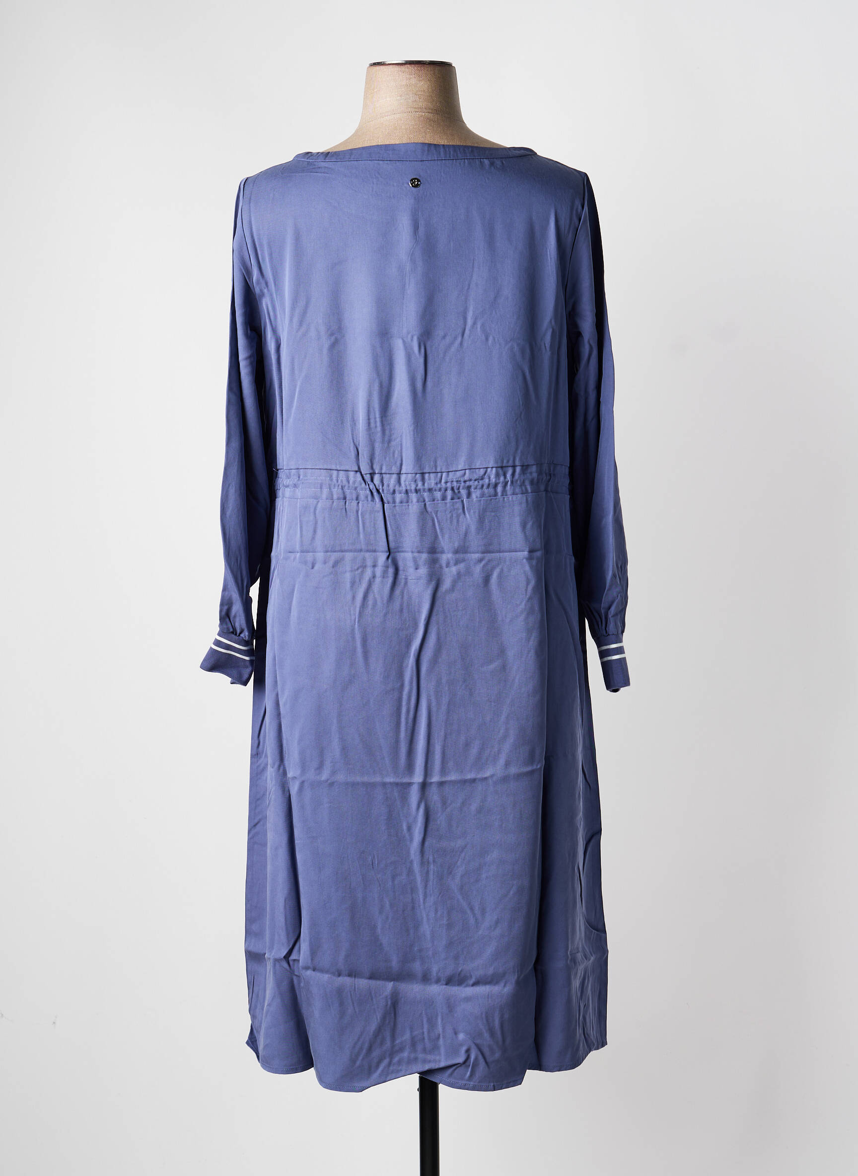 Rochie midi croială fluidă mâneci lungi violet SHEEGO femeie