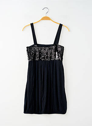 Top guler pătrat bretele subțiri negru CAMAIEU femme