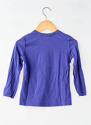 Tricou croială cambrată mâneci lungi violet IKKS fată