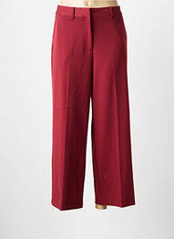 Pantalon larg țesătură poplin mărime normală roșu KING LOUIE femme