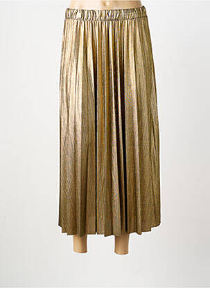 Fustă lungă auriu ONLY femeie