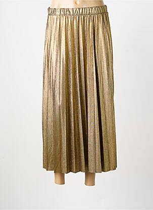 Fustă lungă auriu ONLY femeie