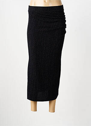 Fustă lungă negru ANGE femeie