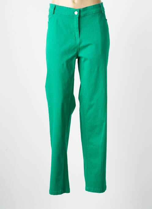 Pantalon drept verde AGATHE & LOUISE femeie