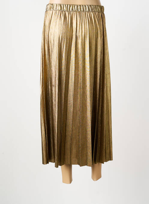 Fustă lungă auriu ONLY femeie