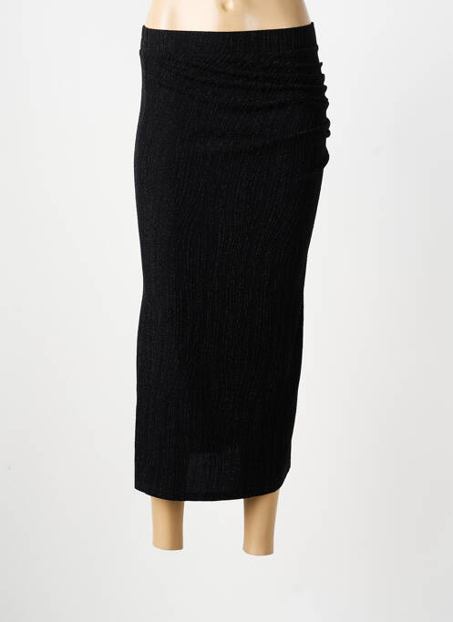 Fustă lungă negru ANGE femeie