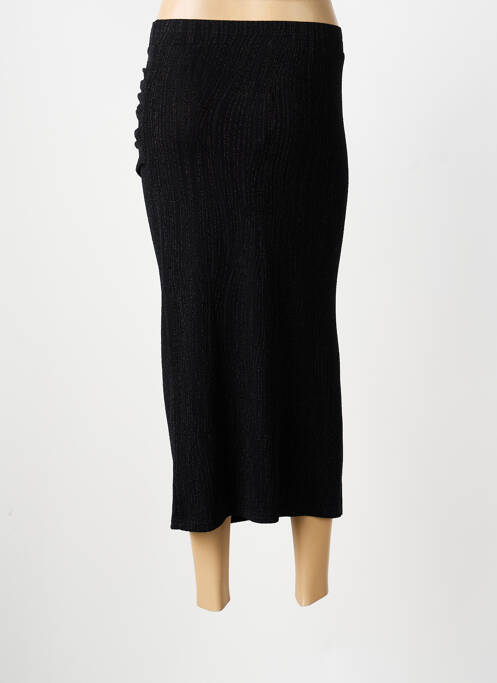 Fustă lungă negru ANGE femeie