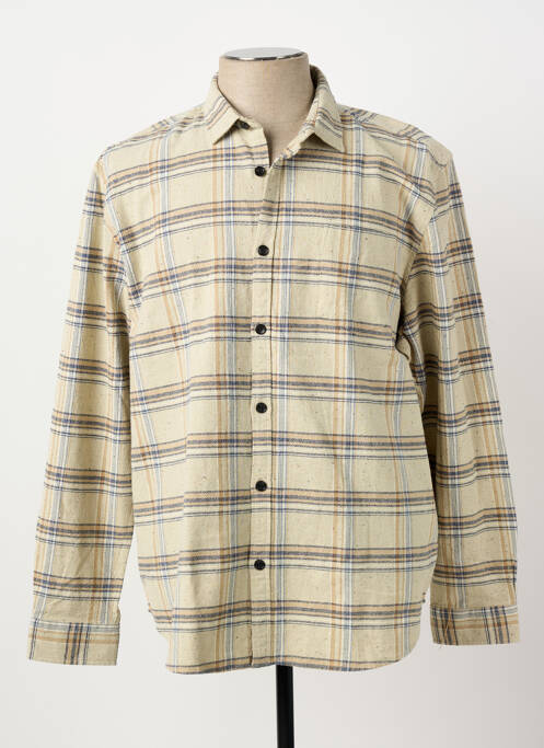 Cămașă cu mâneci lungi bej DSTREZZED bărbat