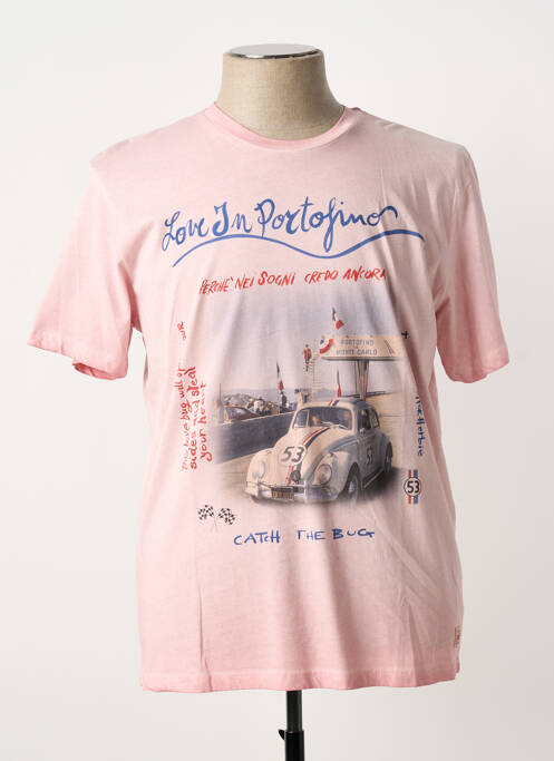 Tricou roz BOB bărbat