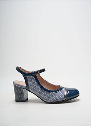 Pantofi cu toc albastru DORKING femeie