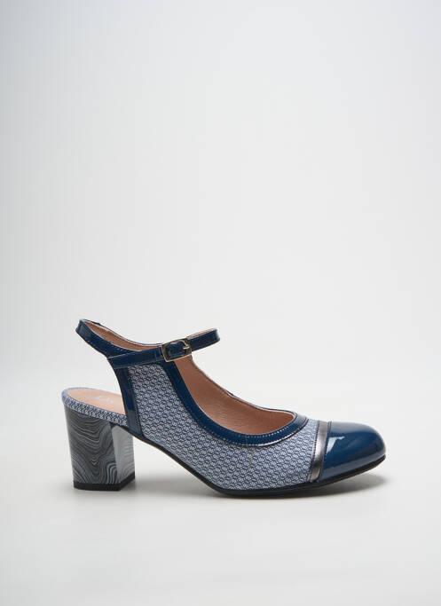 Pantofi cu toc albastru DORKING femeie