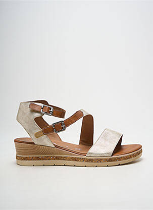 Sandale/Pantofi decupați auriu REMONTE femeie