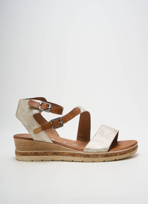 Sandale/Pantofi decupați auriu REMONTE femeie