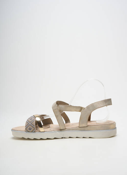 Sandale/Pantofi decupați auriu REMONTE femeie