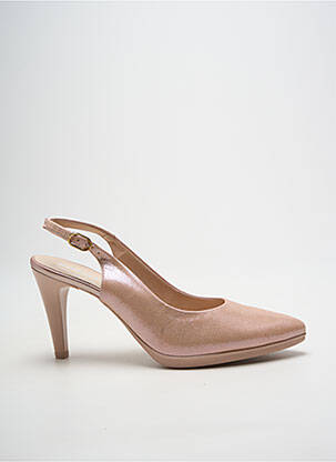 Pantofi cu toc roz KARSTON femeie