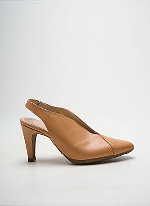 Pantofi cu toc bej WONDERS femeie