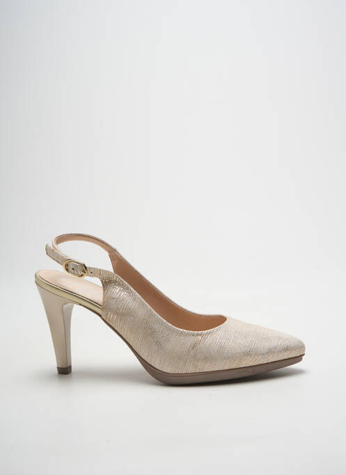 Pantofi cu toc auriu KARSTON femeie