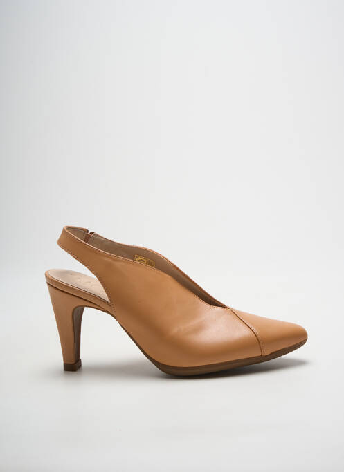 Pantofi cu toc bej WONDERS femeie