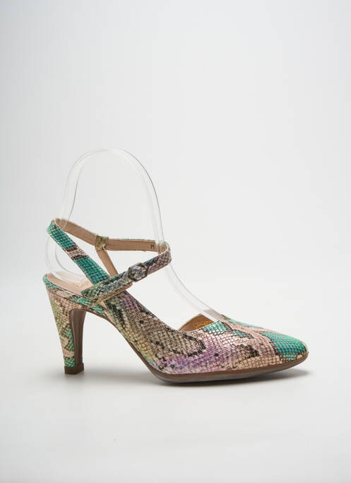 Pantofi cu toc auriu WONDERS femeie